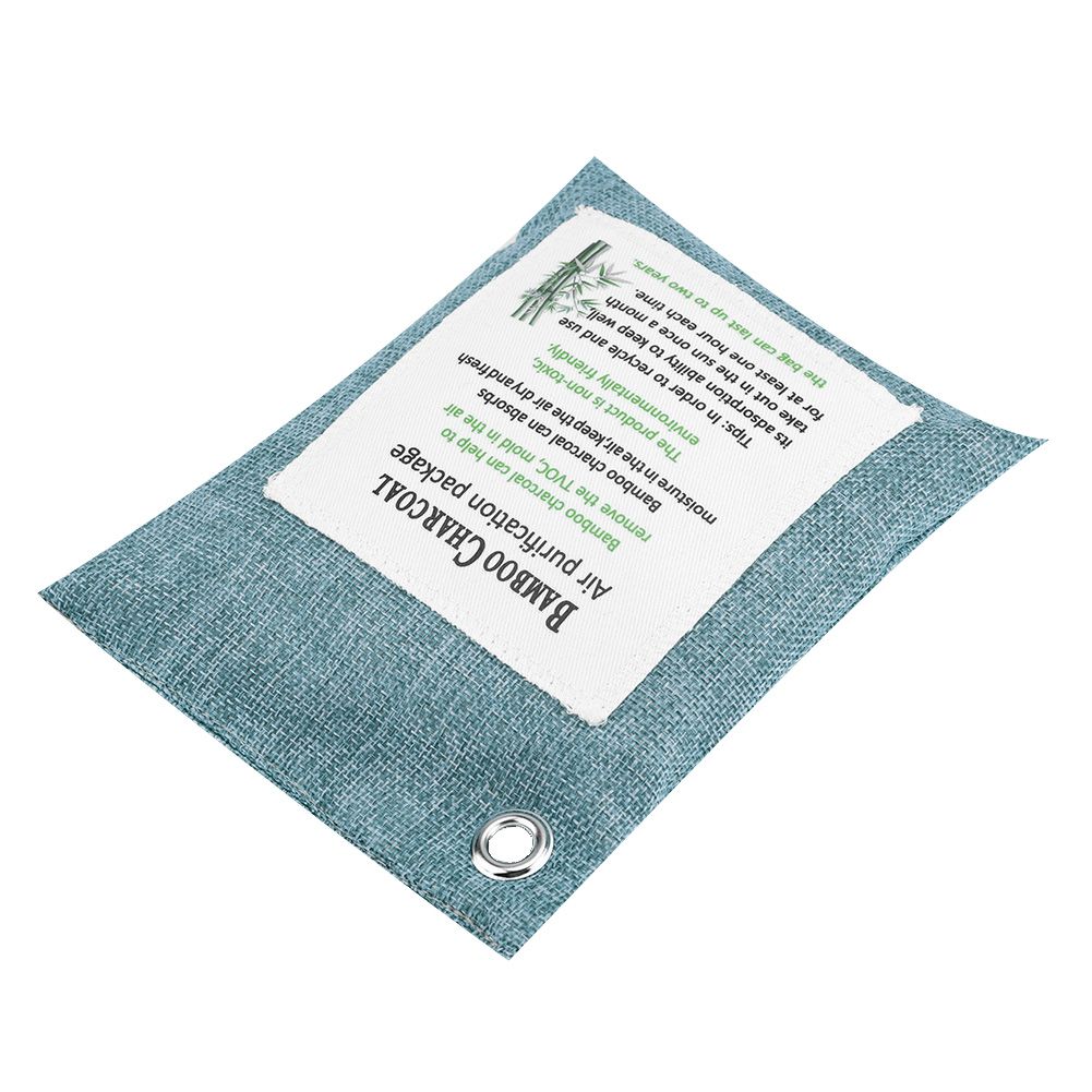 8 Colors Air Purifying Bag Activated Charcoal Bamboo Odor Purifyer Car Deodorizer Dark Blue