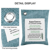8 Colors Air Purifying Bag Activated Charcoal Bamboo Odor Purifyer Car Deodorizer Dark Blue