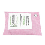 8 Colors Air Purifying Bag Activated Charcoal Bamboo Odor Purifyer Car Deodorizer Pink - Top-Down View