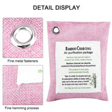 8 Colors Air Purifying Bag Activated Charcoal Bamboo Odor Purifyer Car Deodorizer Pink