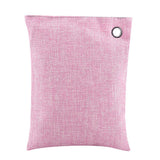 8 Colors Air Purifying Bag Activated Charcoal Bamboo Odor Purifyer Car Deodorizer Pink