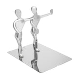 1 Pair Kung Fu People Shape Bookends Students Book Stand for School Home Table Decoration