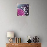 DIY Diamond Painting Crystal Rhinestone Embroidery Arts Colorful Home Room Decor (Butterfly) - Front View