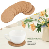 50Pcs Wood Drink Coaster Tea Coffee Cup Mat Pad Wood Tableware Home Decor