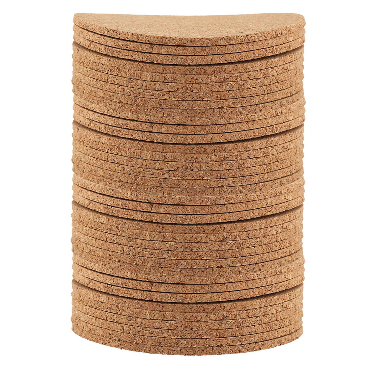 50Pcs Wood Drink Coaster Tea Coffee Cup Mat Pad Wood Tableware Home Decor