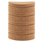 50Pcs Wood Drink Coaster Tea Coffee Cup Mat Pad Wood Tableware Home Decor