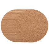 50Pcs Wood Drink Coaster Tea Coffee Cup Mat Pad Wood Tableware Home Decor - 45-Degree Angle