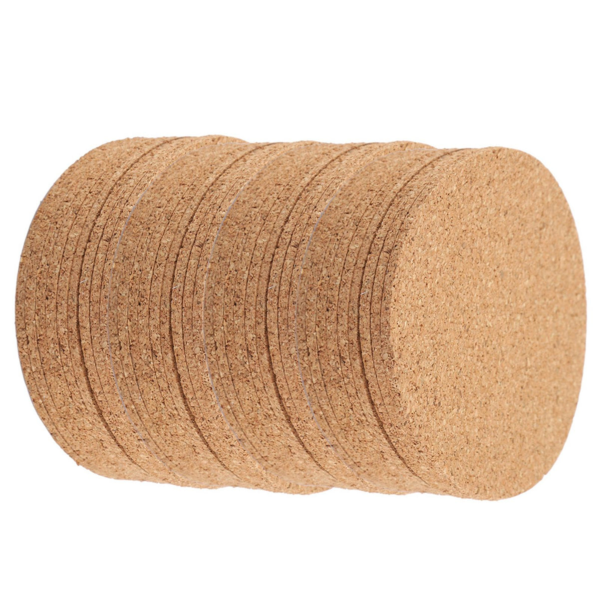 50Pcs Wood Drink Coaster Tea Coffee Cup Mat Pad Wood Tableware Home Decor