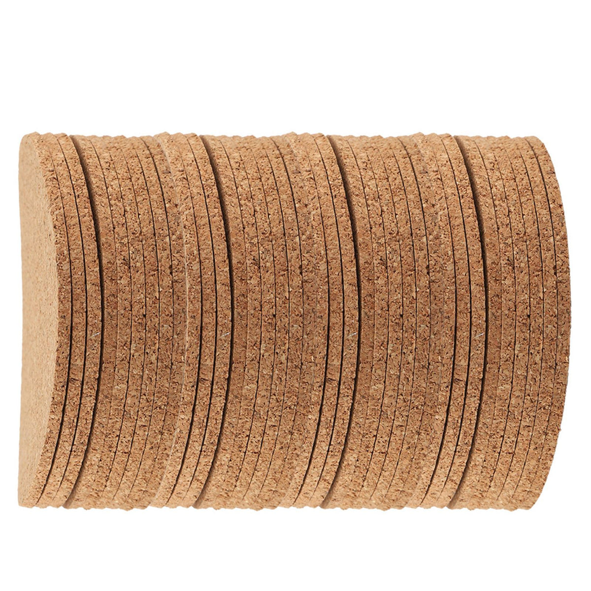 50Pcs Wood Drink Coaster Tea Coffee Cup Mat Pad Wood Tableware Home Decor