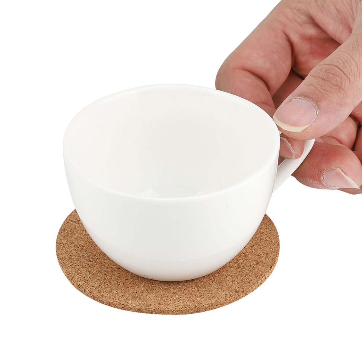 50Pcs Wood Drink Coaster Tea Coffee Cup Mat Pad Wood Tableware Home Decor