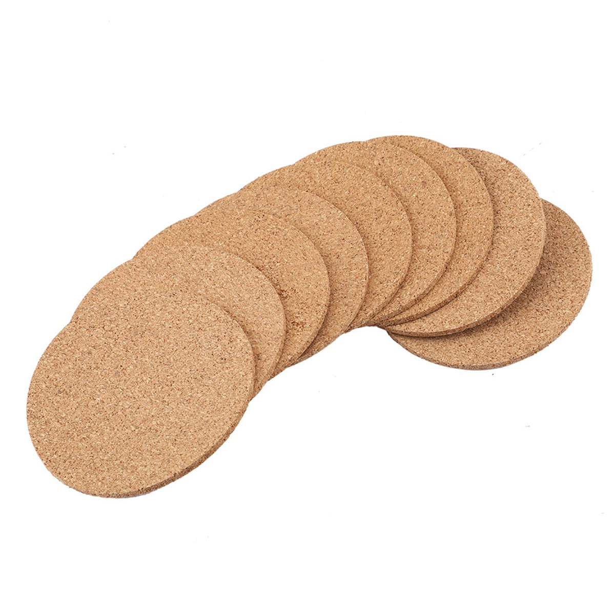 50Pcs Wood Drink Coaster Tea Coffee Cup Mat Pad Wood Tableware Home Decor