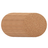 100Pcs Wood Drink Coaster Tea Coffee Cup Mat Pad Wood Tableware Home Decor - 45-Degree Angle