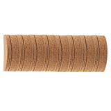 100Pcs Wood Drink Coaster Tea Coffee Cup Mat Pad Wood Tableware Home Decor - Close-Up Angle