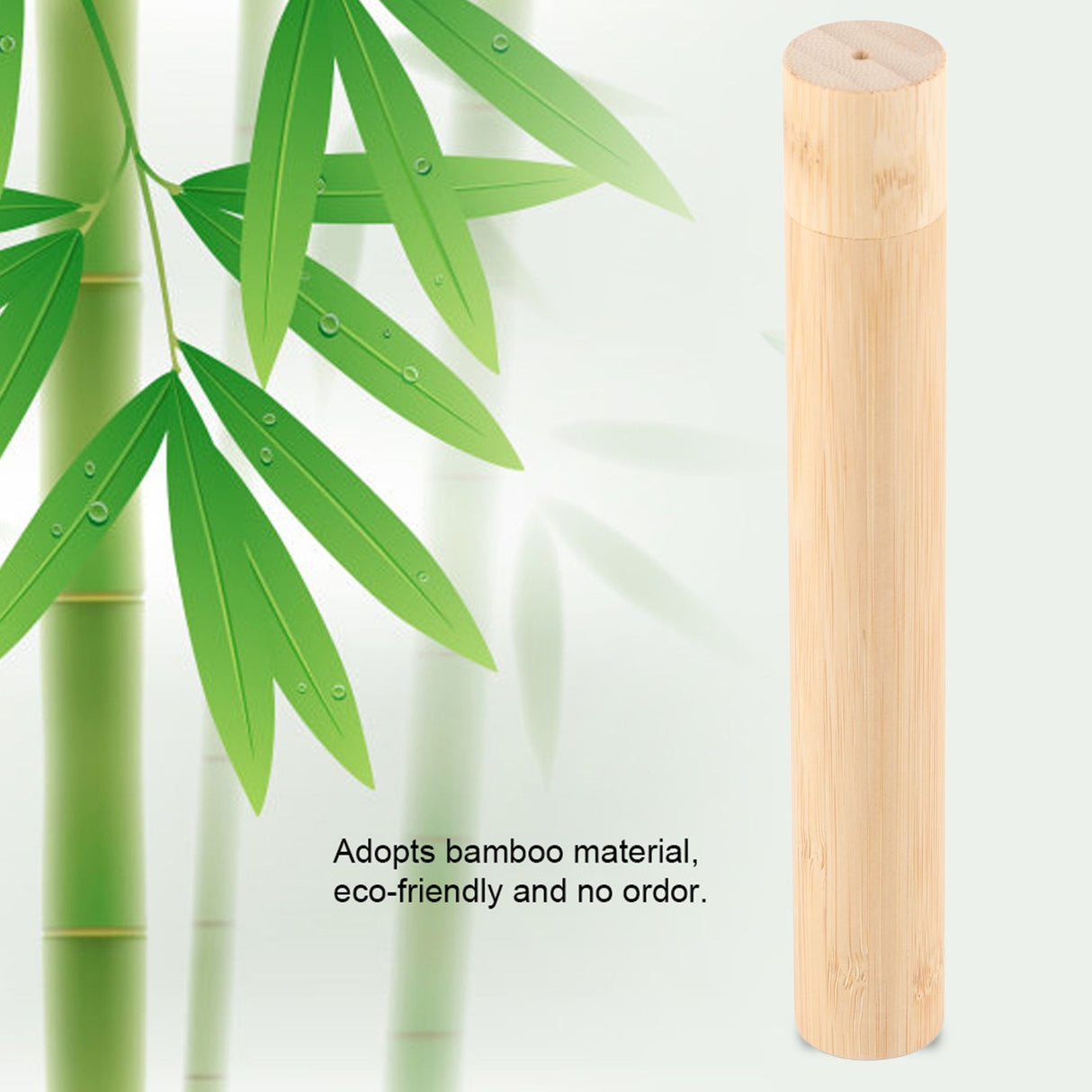 Portable Eco Friendly Bamboo Toothbrush Travel Protect Box Holder Storage Case