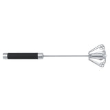 Stainless Steel Anti rust Durable Rotatable Manual Whisk Egg Beater - 45-Degree Angle