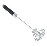 Stainless Steel Anti rust Durable Rotatable Manual Whisk Egg Beater