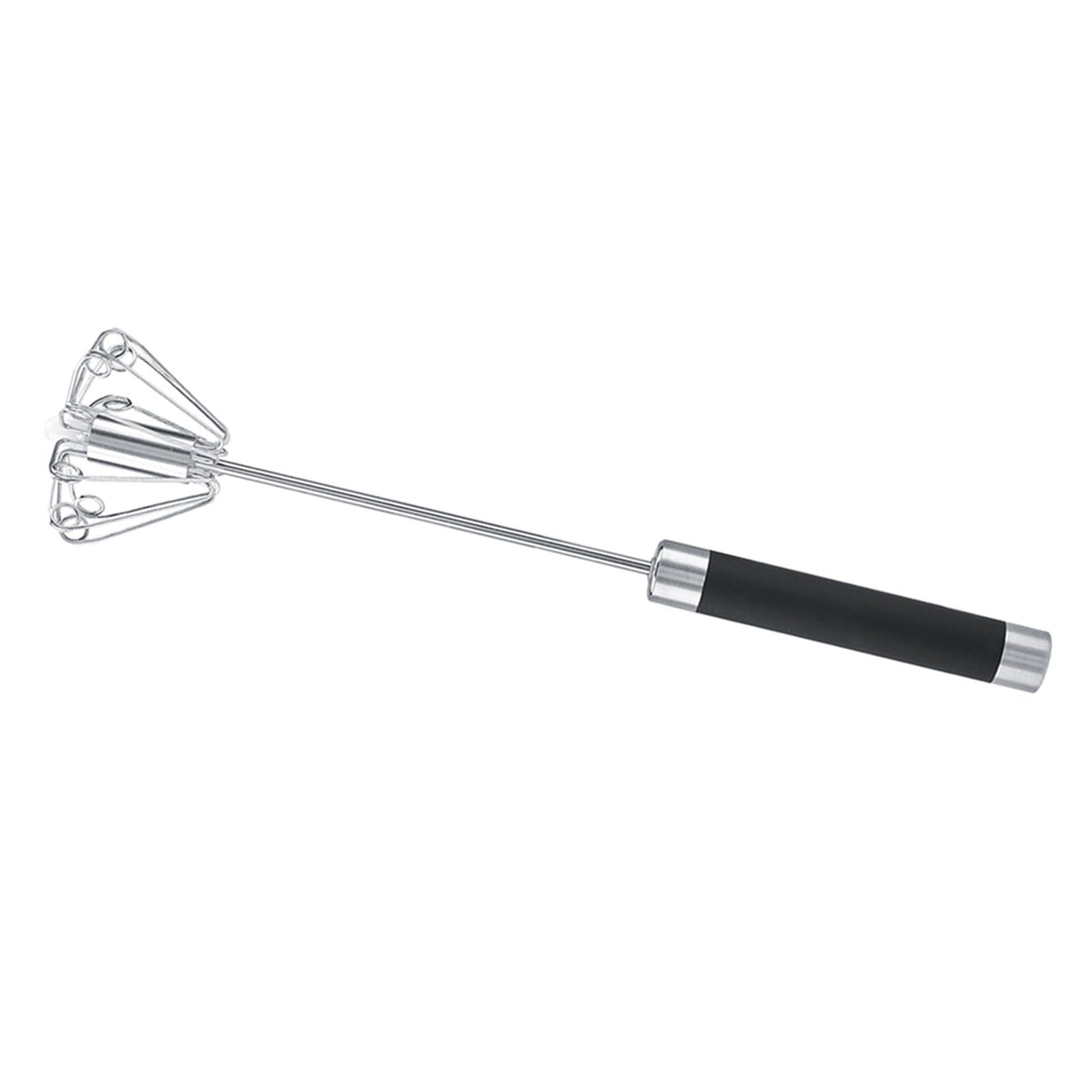 Stainless Steel Anti rust Durable Rotatable Manual Whisk Egg Beater
