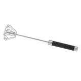 Stainless Steel Anti rust Durable Rotatable Manual Whisk Egg Beater - Extra Image