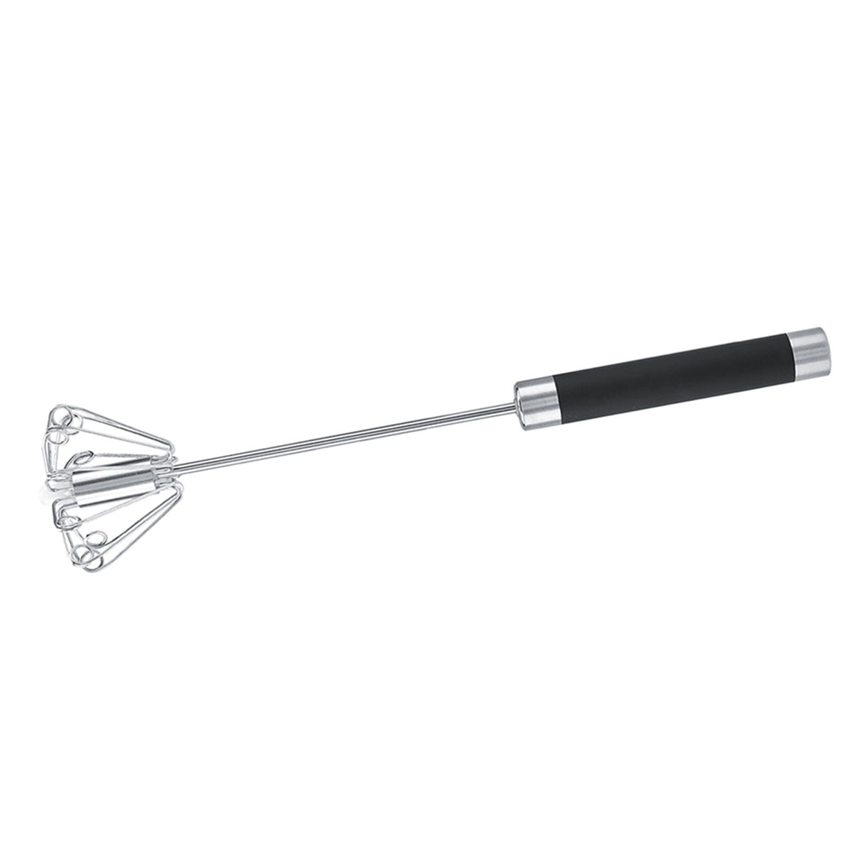 Stainless Steel Anti rust Durable Rotatable Manual Whisk Egg Beater