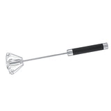 Stainless Steel Anti rust Durable Rotatable Manual Whisk Egg Beater