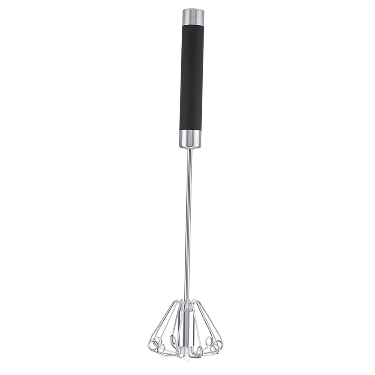 Stainless Steel Anti rust Durable Rotatable Manual Whisk Egg Beater