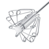 Stainless Steel Anti rust Durable Rotatable Manual Whisk Egg Beater
