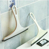 Glass Cleaner Window Wiper Floor Tile Washing Car Blade Brush Cleaning Tool for Bathroom(Blue)