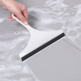 Glass Cleaner Window Wiper Floor Tile Washing Car Blade Brush Cleaning Tool for Bathroom(Blue) - Rear View