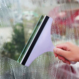 Glass Cleaner Window Wiper Floor Tile Washing Car Blade Brush Cleaning Tool for Bathroom(Blue) - Close-Up Angle