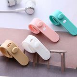 4Pcs Silicone Earphone Winder Wrap Cable Cord Wire Holder Organizer