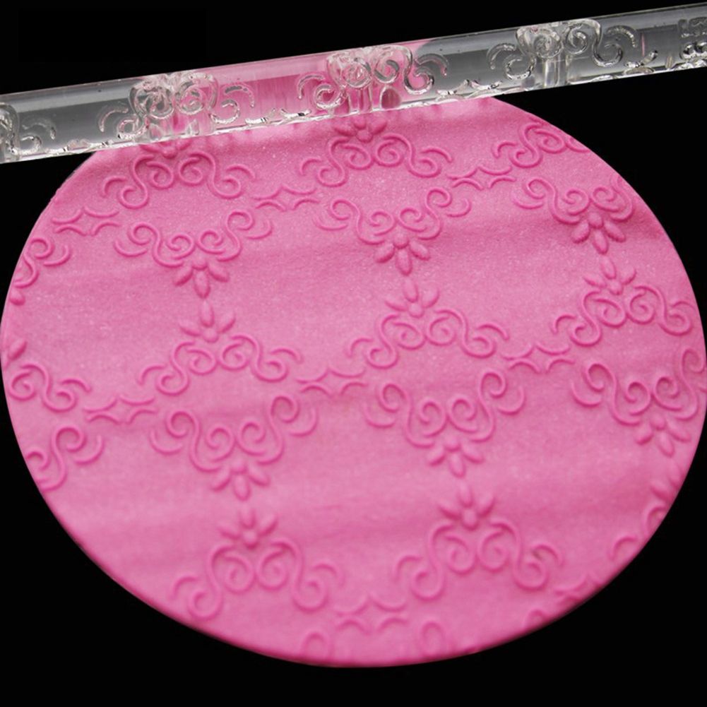 High Quality Acrylic Rolling Pin Pastry Rolling Pin Fondant Plasticine Roller DIY Cake 04#