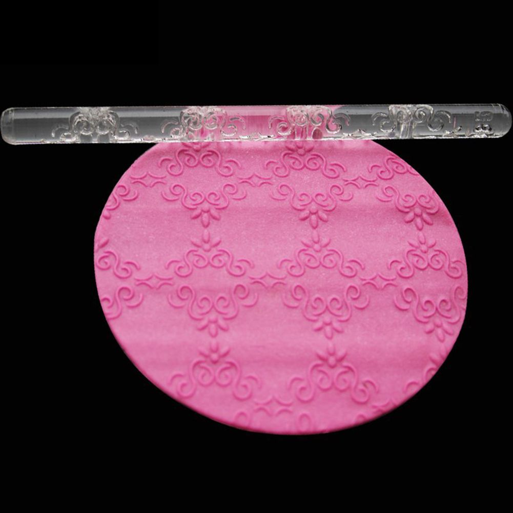 High Quality Acrylic Rolling Pin Pastry Rolling Pin Fondant Plasticine Roller DIY Cake 04#