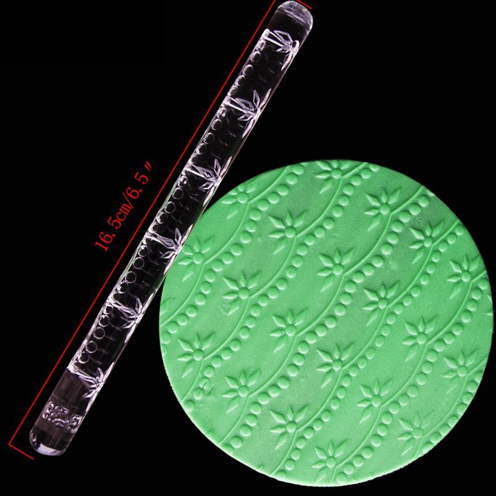 High Quality Acrylic Rolling Pin Pastry Rolling Pin Fondant Plasticine Roller DIY Cake 07#