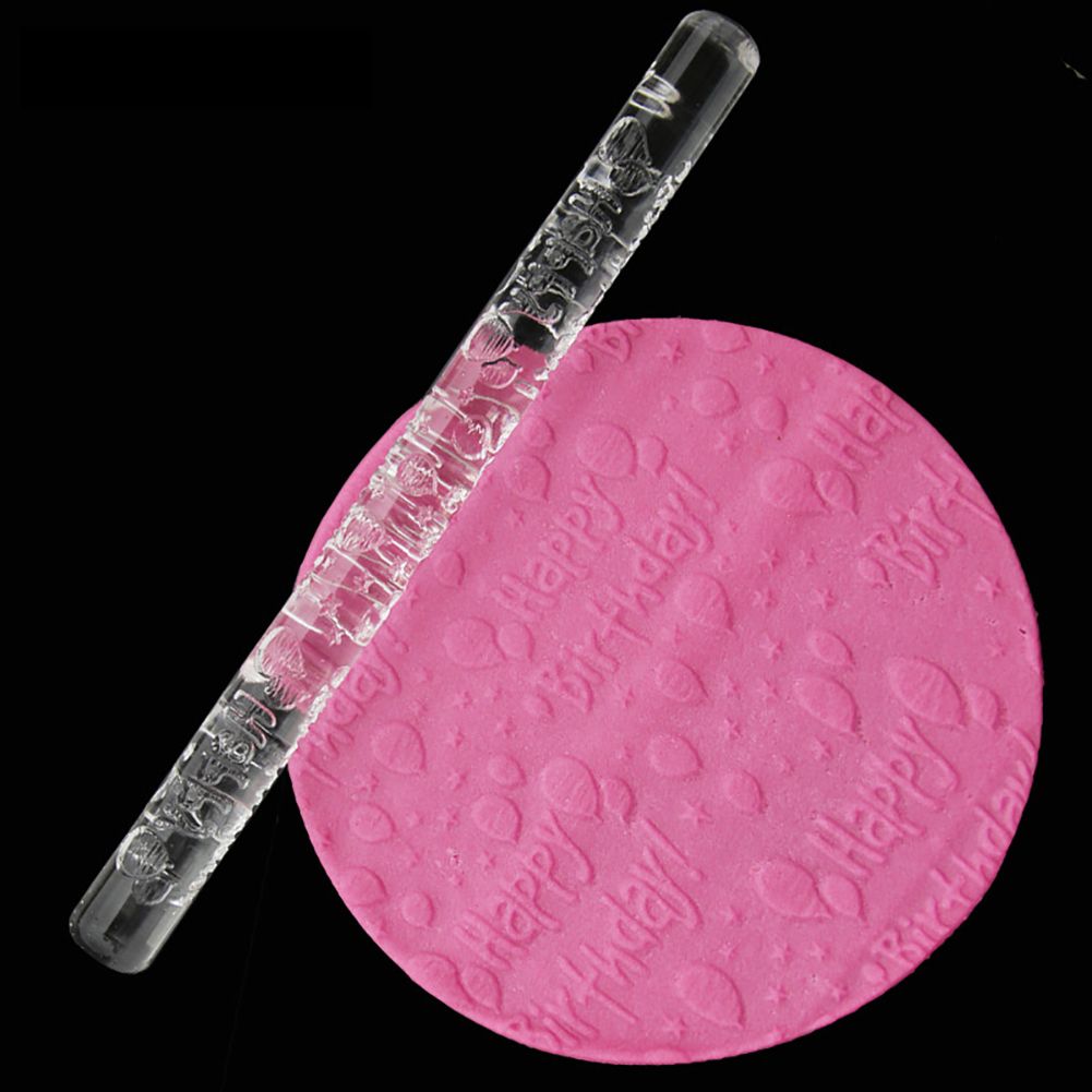 High Quality Acrylic Rolling Pin Pastry Rolling Pin Fondant Plasticine Roller DIY Cake 11#
