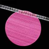 High Quality Acrylic Rolling Pin Pastry Rolling Pin Fondant Plasticine Roller DIY Cake 13# - Side View