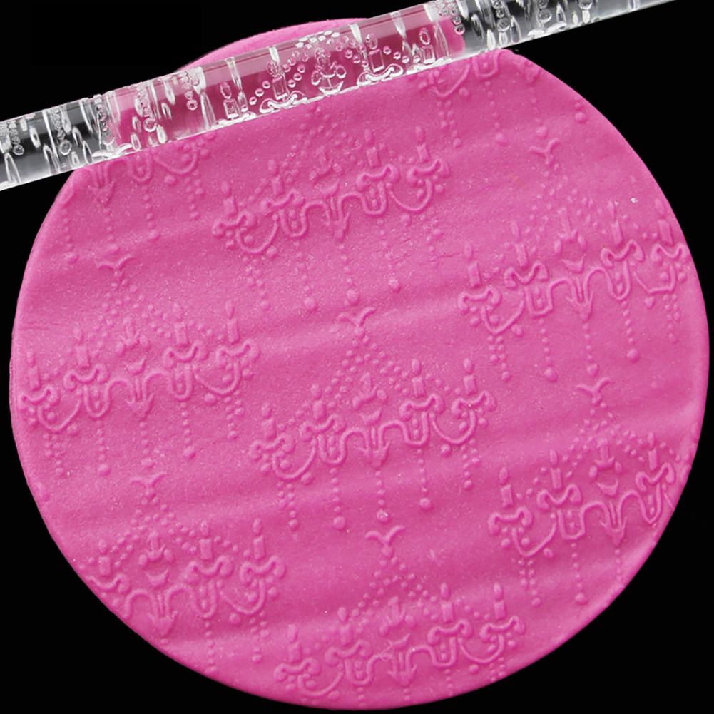 High Quality Acrylic Rolling Pin Pastry Rolling Pin Fondant Plasticine Roller DIY Cake 13#