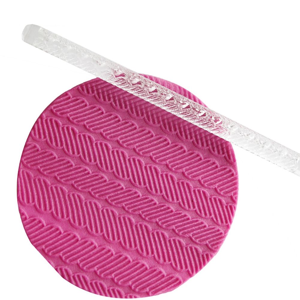 High Quality Acrylic Rolling Pin Pastry Rolling Pin Fondant Plasticine Roller DIY Cake 14#