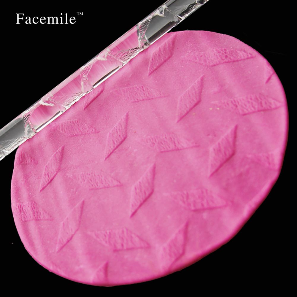 High Quality Acrylic Rolling Pin Pastry Rolling Pin Fondant Plasticine Roller DIY Cake 18#