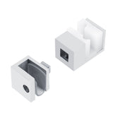 Stainless Steel Adjustable Anti rust Sliding Door Bottom Guide Holder Office Household