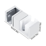 Stainless Steel Adjustable Anti rust Sliding Door Bottom Guide Holder Office Household