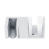 Stainless Steel Adjustable Anti rust Sliding Door Bottom Guide Holder Office Household - Extra Image