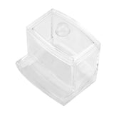 Acrylic Clear Cotton Swab Dispenser Storage Box Holder Desktop Cosmetic Makeup Case