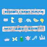 DIY Silicone Cake Mold Mould Decorating Tool for Fondant Icing Baking Cupcake Dessert 01# - Front View