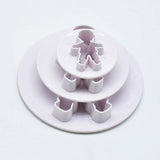 DIY Silicone Cake Mold Mould Decorating Tool for Fondant Icing Baking Cupcake Dessert 05# - Side View