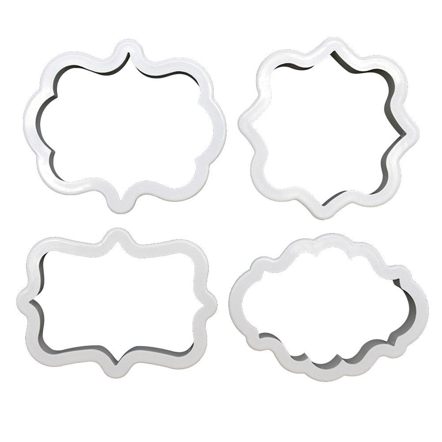 Frame DIY Silicone Cake Mold Mould Decorating Tool for Baking Fondant Cupcake Dessert 01#
