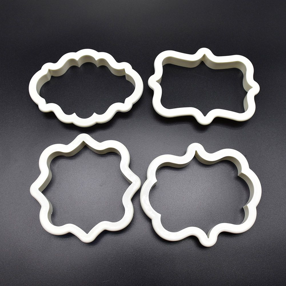 Frame DIY Silicone Cake Mold Mould Decorating Tool for Baking Fondant Cupcake Dessert 01#