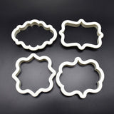 Frame DIY Silicone Cake Mold Mould Decorating Tool for Baking Fondant Cupcake Dessert 01# - Top-Down View