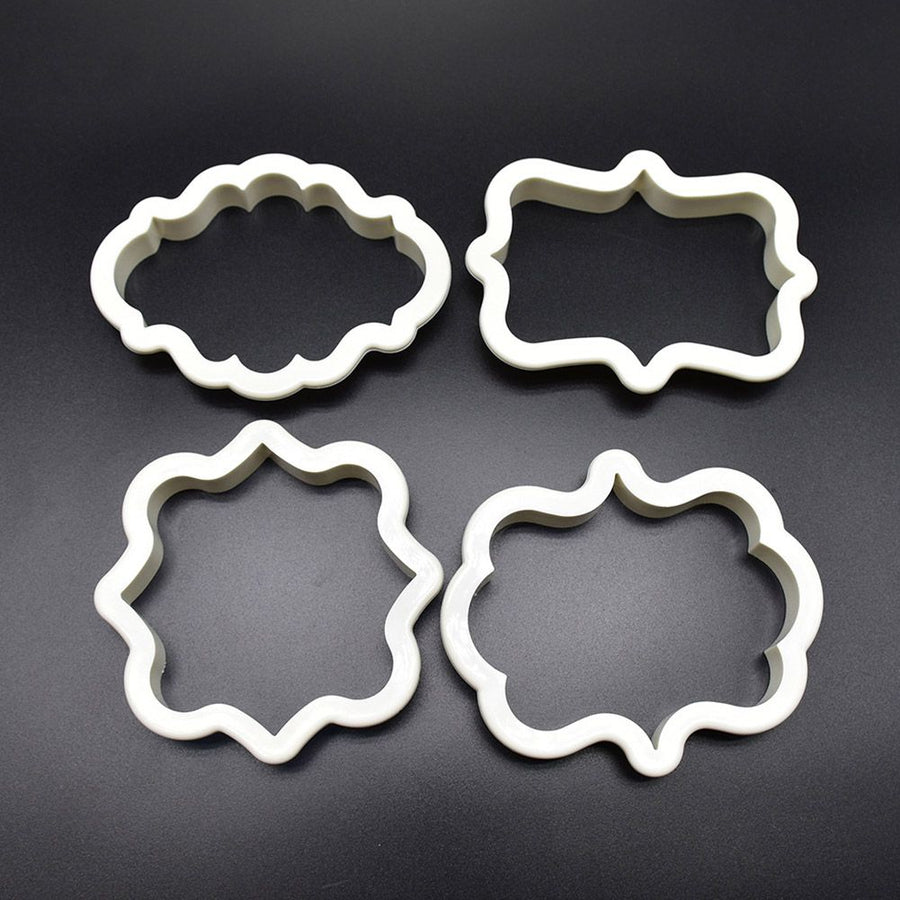Frame DIY Silicone Cake Mold Mould Decorating Tool for Baking Fondant Cupcake Dessert 01#