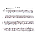 Frame DIY Silicone Cake Mold Mould Decorating Tool for Baking Fondant Cupcake Dessert 08#