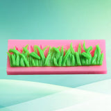 3D Grass Soap Mould Fondant Cake Decoration Mold Silicone DIY Baking Tool